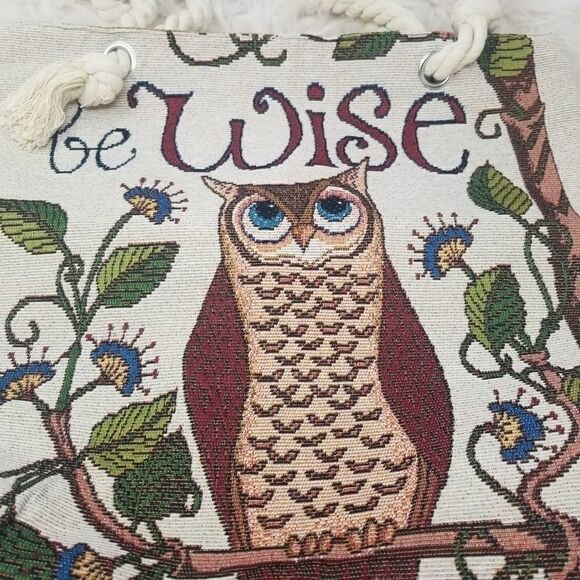 Cute Owl Tote Bag. - Picture 3 of 14